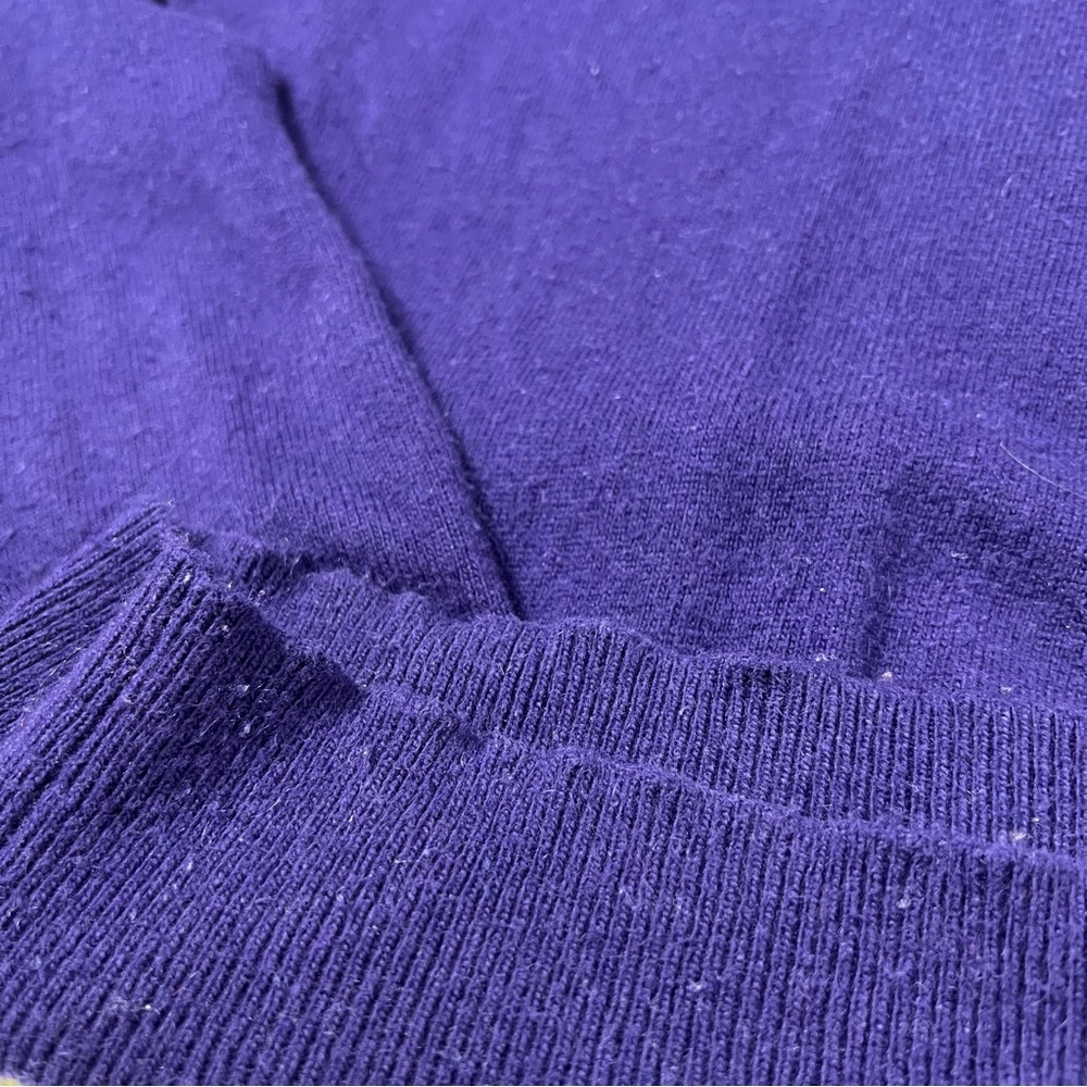 Lightweight Blue V Neck Sweater M - Picture 11 of 11